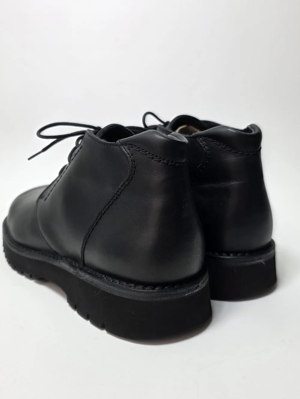 Rockport Tolan Lace-Up Men's Leather Lightweight Chukka Boots Black Size 8.5 W